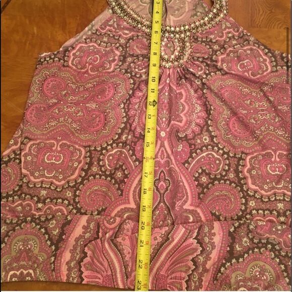 GORGEOUS CRYSTAL Silk Tank w Stretch! - Picture 8 of 16